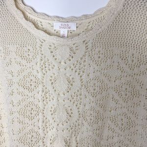 Sun & Shadow Sweaters - SALE! 💗 Cream fringe sweater! Sun & Shadow Sweaters - SALE! 💗 Cream fringe sweater!